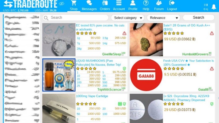 dark web drug markets
